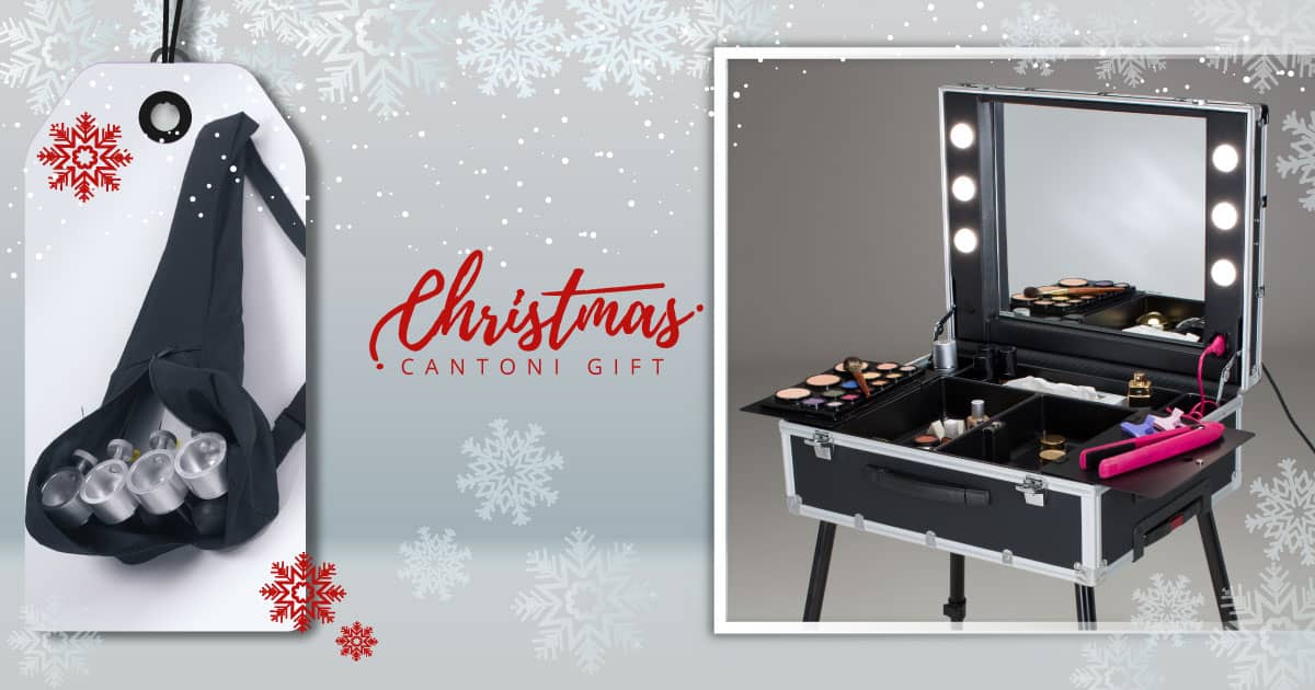 gift for makeup artist, makeup case with lights